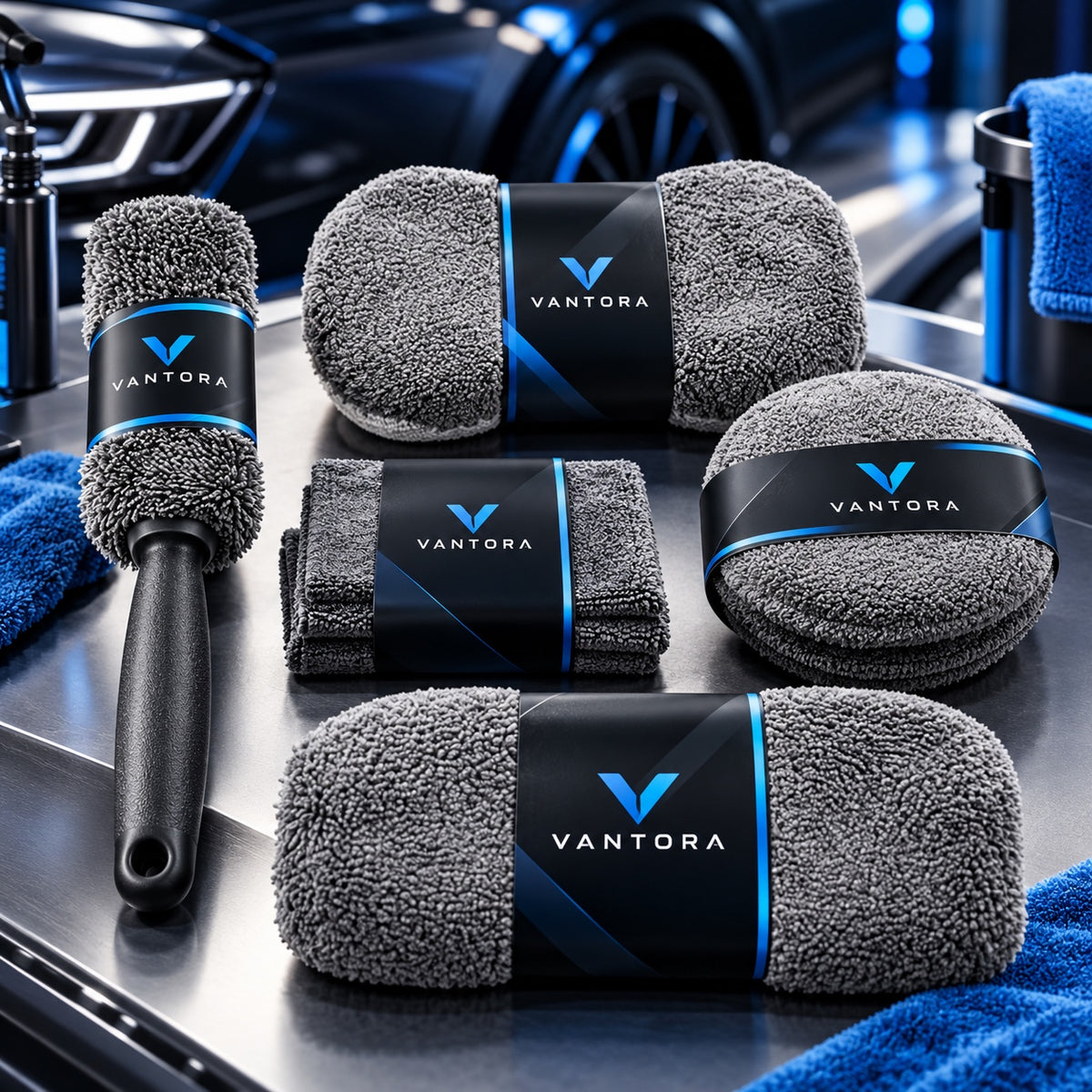 Vantora Car Wash Cloth promotional concept