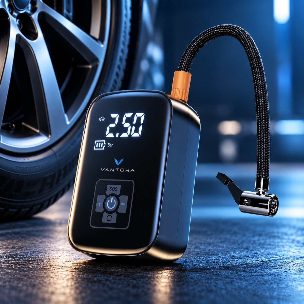 Vantora Car Air Pump promotional concept