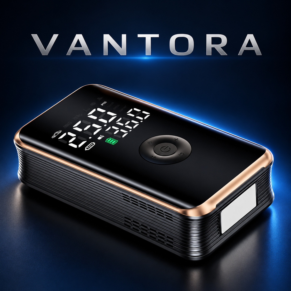 Vantora Jump Starter with Air Compressor & Power Bank