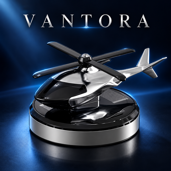 Vantora Solar Rotating Helicopter Ornament