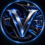 Vantorraa blue and silver V emblem